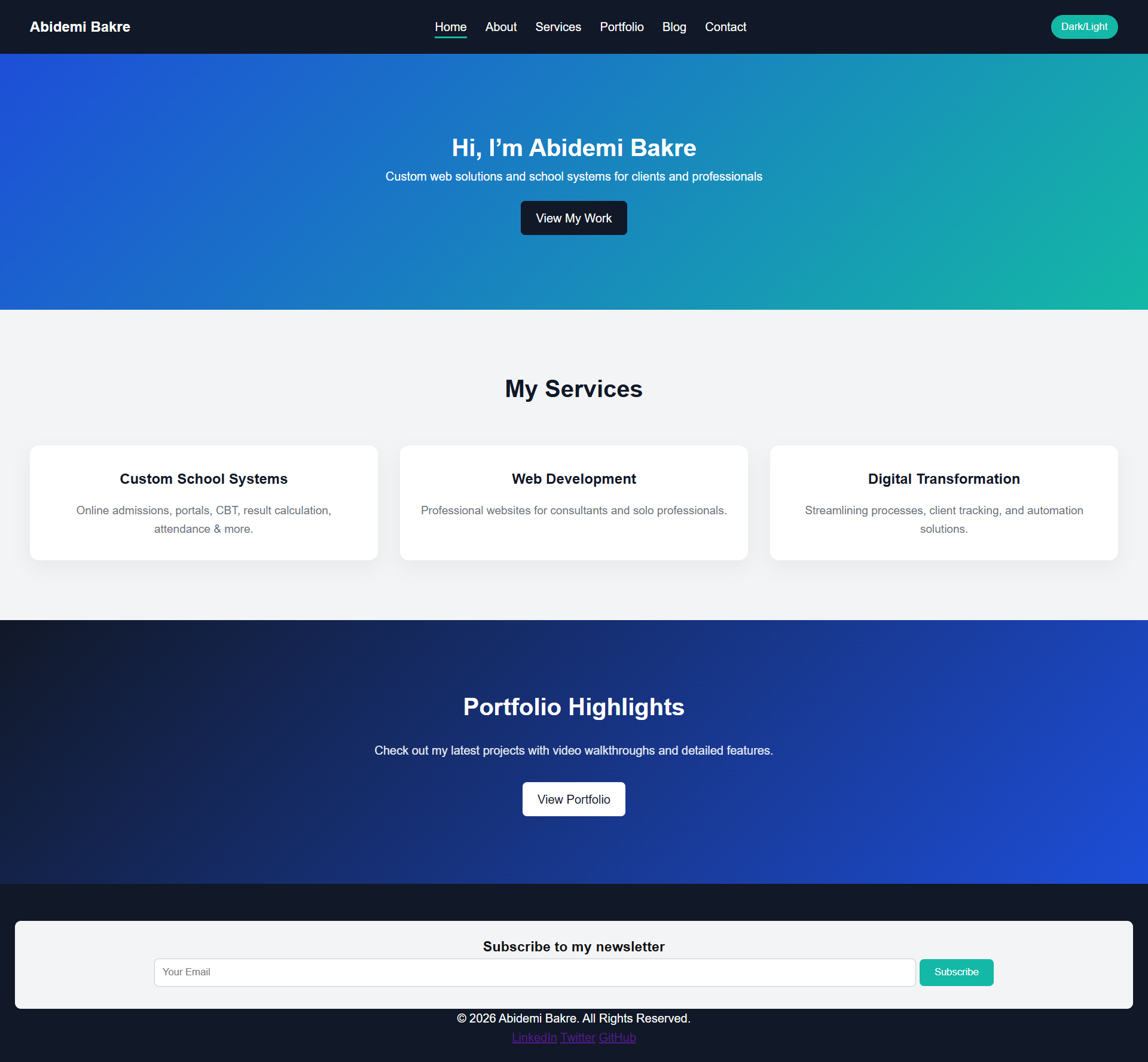 Upgraded Abidemi Bakre